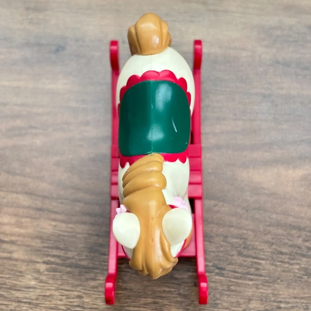 AMERICAN GIRL Bitty Baby Doll Toy ROCKING HORSE Evergreen Holiday Christmas 2007
